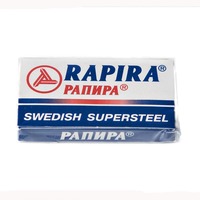 Image of Rapira Swedish Super Steel Safety Razor Blades 5 Pack