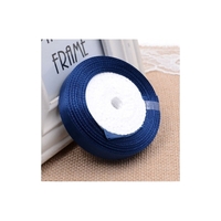 6mm Satin Ribbon - Navy (25 yards)