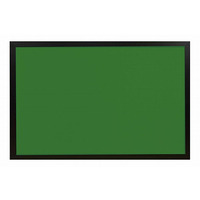 Image of NEW Coloured Cork Board with Black Frame 1200 x 900mm GREEN