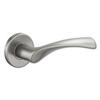 Image of ASEC URBAN Seattle P5 Round Rose Lever Furniture - Stainless Steel (Visi)