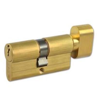 CISA C2000 Euro Key & Turn Cylinder - 85mm 45/T40 (40/10/T35) KD PB