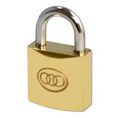 Tricircle 26 Series Brass Open Shackle Padlocks - 32mm KD Boxed