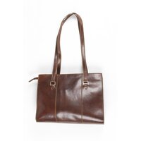 Classic Range Ladies Italian Leather Business Tote Bag / Handbag - Brown