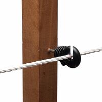 Image of Hotline P37 Reinforced Ring Screw-In Insulator (Bulk) - Wire & Rope - 100 Insulators