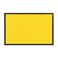 Image of NEW Coloured Cork Board with Black Frame 600 x 450mm YELLOW