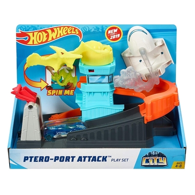 Hot Wheels City Nemesis Attack Set - Ptero Port Attack Hot Wheels City Nemesis Attack Set - Ptero Port Attack