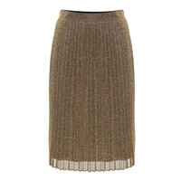 Malvina Pleated Skirt - Gold