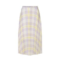 Juliette Pleated Midi Skirt - Check Me Out