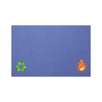 Image of Eco-Sound Unframed Blazemaster Noticeboard 1800 x 1200mm Light Blue