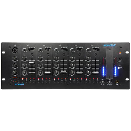 NewHank Room-Mate 4 Zone Stereo Mixer  - 6 Inputs