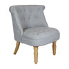 toulouse linen occasional chair grey