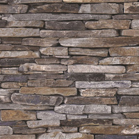 Image of Natural Stone Slate Effect Wallpaper AS Creation 9142-17