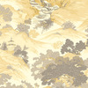 Crown Archives Oriental Landscape Wallpaper Yellow M1192