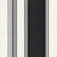 Image of Synergy Stripe Wallpaper Ebony Black Vymura M0785