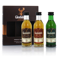 Image of Glenfiddich Gift Pack 3x5cl (12 15 and 18)