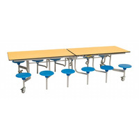 Image of 12 Seat Rectangular Mobile Folding Tables