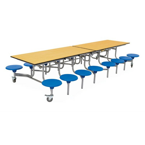 16 Seat Rectangular Mobile Folding Tables
