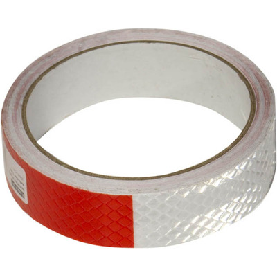 Self Adhesive Reflective Tape  5m - Red/White
