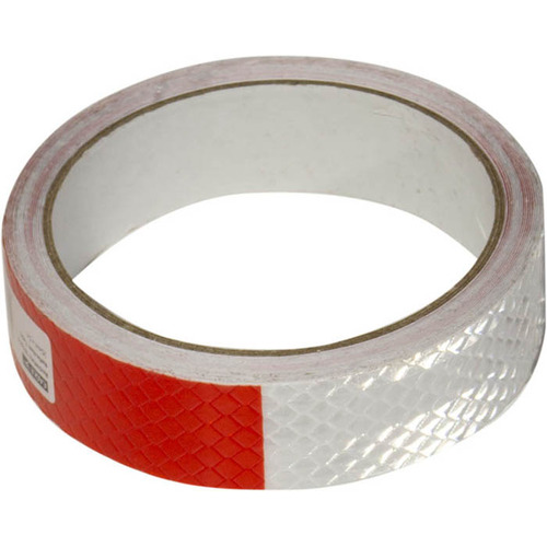 Self Adhesive Reflective Tape  5m - Red/White