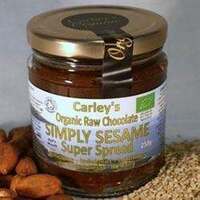 Carley's Organic Raw Chocolate Simply Sesame Super Spread 250g