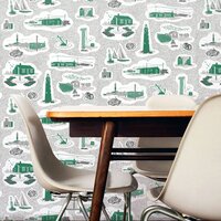 Image of Dungeness Wallpaper Coach Emerald Mini Moderns AZDPT023CE