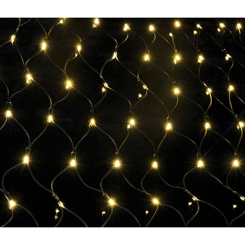 Connectable Outdoor LED Net Lights 240V - Warm White