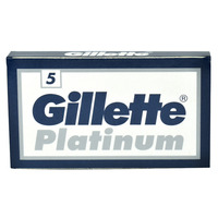 Image of Gillette Platinum Safety Razor Blades - 5 Pack