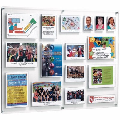 Crystal Wall School Achievements Board