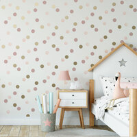 Image of Dotty Polka Dot Wallpaper Pink Graham and Brown 108565