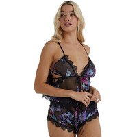 Image of Playful Promises WWL817/8 Wolf & Whistle Frankie Devore Cami Top Short Set WWL817/8 Floral WWL817/8 Floral