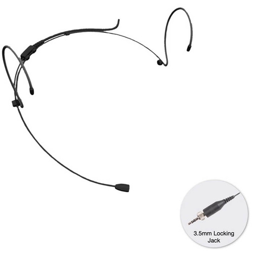 Black Headset Mic With 3.5mm Jack
