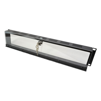 2U Security Rack Panel with Lock