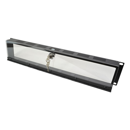2U Security Rack Panel with Lock