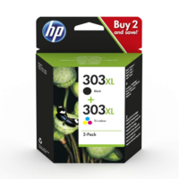 OEM HP 303XL High Capacity Combo Pack Ink Cartridges