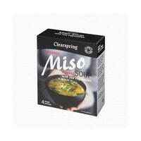 Image of Clearspring Organic Instant Miso Soup With Sea Vegetables 4x10g