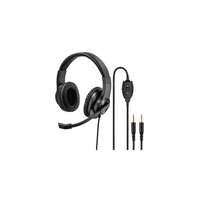 Image of Hama HS-P300 PC 3.5mm Headset, Stereo, Black with Microphone (00139925