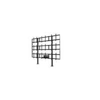 Image of Peerless DS-S555-3X3 55" Fixed Black flat panel floorstand