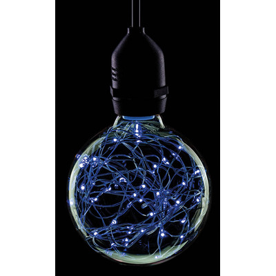 1.7W LED G95 Polystar BC Lamp - Blue