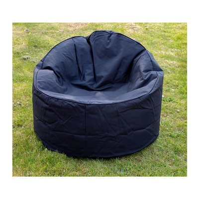 Large Adult Sized Outdoor Chill Chair Bean Bag - Black