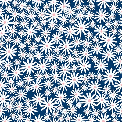Skinnydip Daisy Floral Wallpaper Blue Muriva 180511
