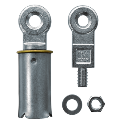 ILS Roller Shutter Door Ground Locking Unit - To Suit 75mm Padlock (Padlock Sold Separately)