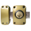 Image of LINCE Rim Deadlock 3916 Keyed Both Sides - Gold - Keyed Both Sides (new product)