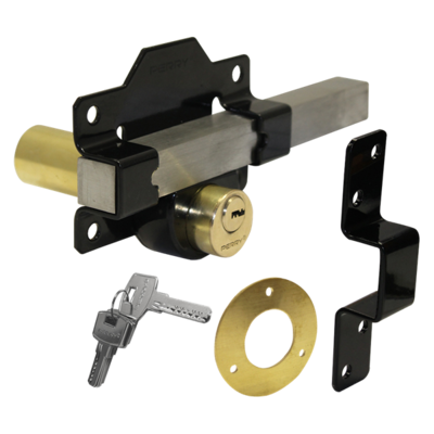 A PERRY Double Locking Long Throw Gate Lock - L27459