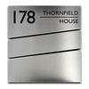 Image of Stainless Steel Personalised Letterbox - The Statement Mini