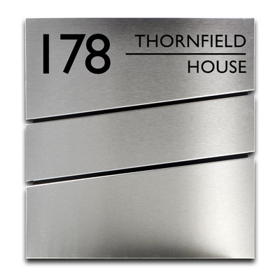 Stainless Steel Personalised Letterbox - The Statement Mini
