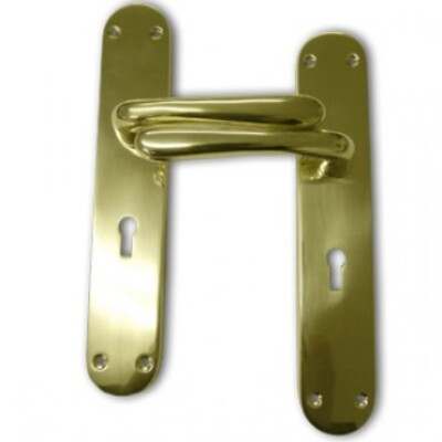 Brass lever door handles - Premier range