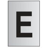 Image of Metal Effect PVC Letter E