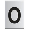 Image of Metal Effect PVC Letter O