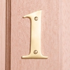 Image of 10cm Brass House Numbers - 1
