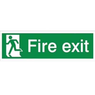 Fire Exit - Running Man - Left Sign